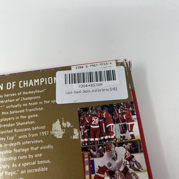 NHL Original Six Series - Detroit Red Wings (DVD, 2004, 4-Disc Set) - Picture 5 of 8